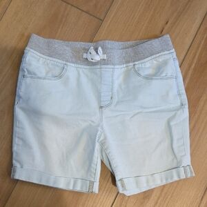 Wonder Nation Light Blue Kids Shorts with Gray Waistband